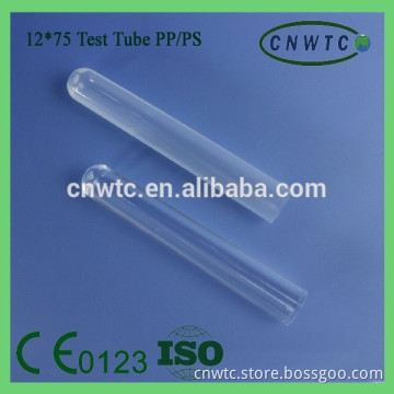 12X75mm plastic test tube